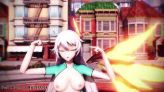 [MMD R-18] Honkai Impact - God Kiana Lamb [4k UNCENSORED HENTAI]