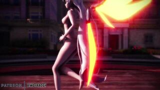 [MMD R-18] Honkai Impact - God Kiana Lamb [4k UNCENSORED HENTAI]