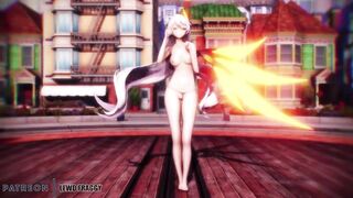 [MMD R-18] Honkai Impact - God Kiana Lamb [4k UNCENSORED HENTAI]