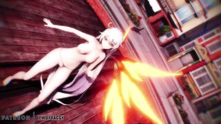 [MMD R-18] Honkai Impact - God Kiana Lamb [4k UNCENSORED HENTAI]