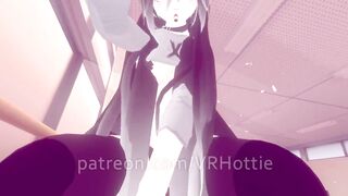 Teen Cat Girl Student Gets Nude & Face Rides you with Hidden Vibrator in Class POV Lap Dance