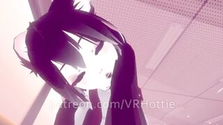 Teen Cat Girl Student Gets Nude & Face Rides you with Hidden Vibrator in Class POV Lap Dance