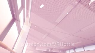 Teen Cat Girl Student Gets Nude & Face Rides you with Hidden Vibrator in Class POV Lap Dance
