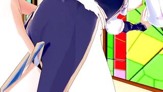 JEAN Genshin Impact 3D HENTAI 3/7