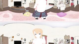 [VR 360 4K] Iroha Isshiki Play with Nipple and Doggy Style