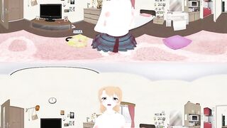 [VR 360 4K] Iroha Isshiki Play with Nipple and Doggy Style