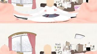 [VR 360 4K] Iroha Isshiki Play with Nipple and Doggy Style