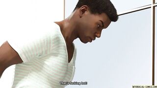 Cheating Girlfriend (3D Interracial comics video part 1)