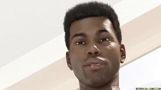 Cheating Girlfriend (3D Interracial comics video part 1)