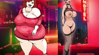 Plus Size 1 - Part 1 Weight gain BBW 3D comics - BBW ANAL ASMR MOANING