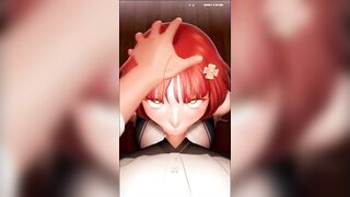 【H GAME】巨乳美女のフェラ抜き射精シーン③♡ エロアニメ/エロゲーム実況