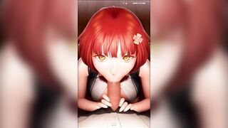 【H GAME】巨乳美女のフェラ抜き射精シーン③♡ エロアニメ/エロゲーム実況