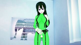 Tsuyu Asui masturbate for you