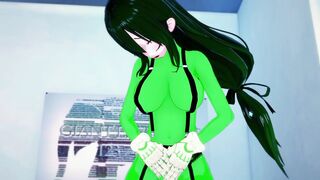 Tsuyu Asui masturbate for you