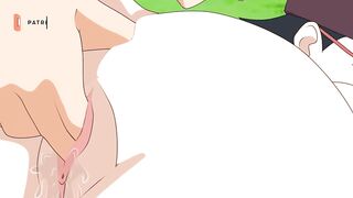 Boruto uses Karma to fuck Sarada in the forest (hentai)