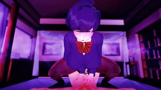 Komi's Mom I decided to try to ride a dick