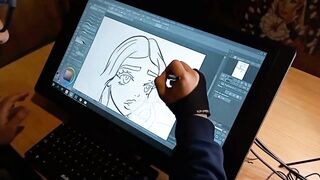 Violet Myers Fan Art Hentai speed painting (Time-Lapse) by Rumania