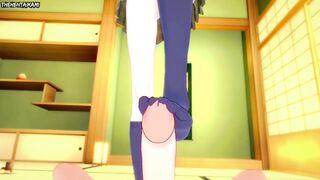 Hentai POV Feet Inner Akashiya Moka Vampire Rosario + Vampire