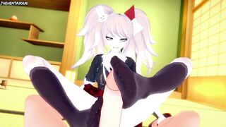 Hentai POV Feet Mukuro Ikusaba Dressed as Junko Enoshima Danganronpa