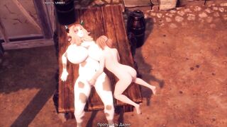 Косплейщица не против чтобы я её трогала за грудь [Gameplay]