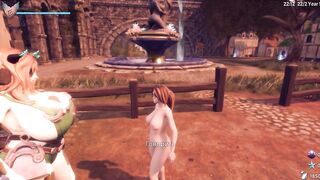 Косплейщица не против чтобы я её трогала за грудь [Gameplay]