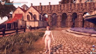 Косплейщица не против чтобы я её трогала за грудь [Gameplay]