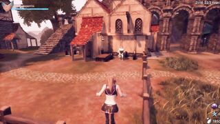 Косплейщица не против чтобы я её трогала за грудь [Gameplay]