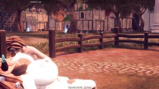Косплейщица не против чтобы я её трогала за грудь [Gameplay]