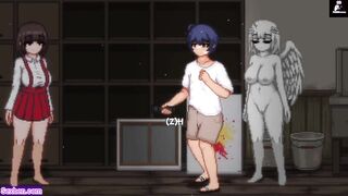 Another ghost girl jumps on me and fucks me hard making me cum Hentai Games Gallery P13 W Sound
