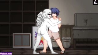 Another ghost girl jumps on me and fucks me hard making me cum Hentai Games Gallery P13 W Sound