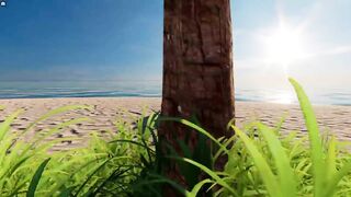 treinando na praia sozinho