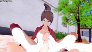 Hentai POV Feet Aoi Asahina Danganronpa