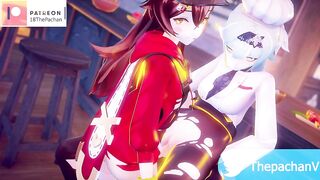 Eula X Amber [After Day Shift Games] [ユーラ×アンバー【日勤試合後】]