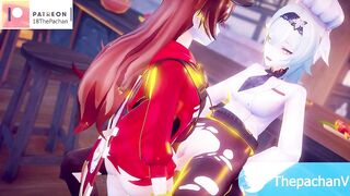 Eula X Amber [After Day Shift Games] [ユーラ×アンバー【日勤試合後】]