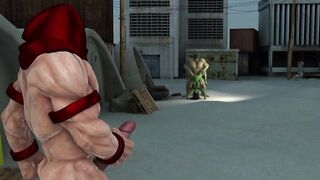 She-Hulk gets huge Juggernaut cock in all her holes | 彼女-ハルクは彼女のすべての穴で巨大なジャガーノートコックを取得します