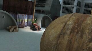 She-Hulk gets huge Juggernaut cock in all her holes | 彼女-ハルクは彼女のすべての穴で巨大なジャガーノートコックを取得します