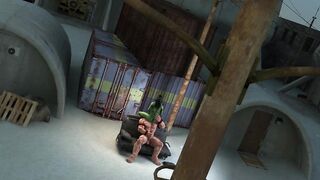 She-Hulk gets huge Juggernaut cock in all her holes | 彼女-ハルクは彼女のすべての穴で巨大なジャガーノートコックを取得します