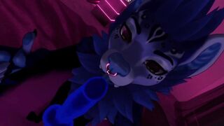Milf Furry Sucking A Knot on VRChat