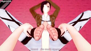 Hentai POV Feet Sasha Attack on Titan