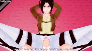 Hentai POV Feet Hange Zoe Attack on Titan