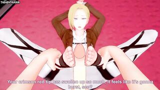 Hentai POV Feet Attack on Titan Annie