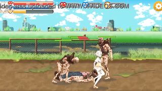 Cute girl has sex with aliens men in Fairy flower new hentai sex gameplay