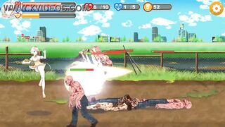 Cute girl has sex with aliens men in Fairy flower new hentai sex gameplay