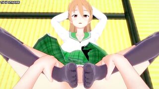 Hentai POV Feet Rei Miyamoto Highschool of the Dead