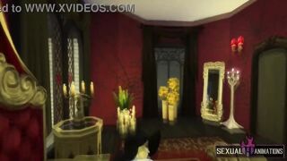 Resident Evil 8: Lady Dimitrescu Has Sex With Me In Her Bedroom POV - Sexual Hot Animations