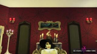 Resident Evil 8: Lady Dimitrescu Has Sex With Me In Her Bedroom POV - Sexual Hot Animations