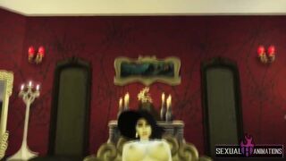 Resident Evil 8: Lady Dimitrescu Has Sex With Me In Her Bedroom POV - Sexual Hot Animations