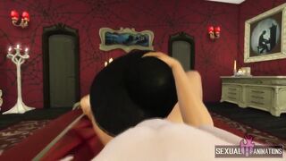 Resident Evil 8: Lady Dimitrescu Has Sex With Me In Her Bedroom POV - Sexual Hot Animations