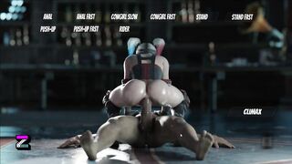 ANAL EXTREMO DE HARLEY QUINN | COWGIRL - 3D HENTAI GAME
