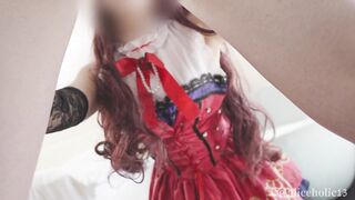 【アニコス 個人撮影】 人気アイドルとステージ衣装のまま生ハメえっち Cosplay cumshot sex